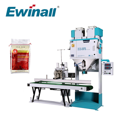 DCS-50FB1 चावल मिल के लिए Ewinall मैनुअल पैकिंग स्केल मशीन 2.5 - 50 किग्रा