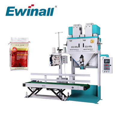 DCS-15FB2 Ewinall कलर स्क्रीन राइस मिल ग्रेन राइस पैकिंग मशीन 2.5kg - 15 Kg