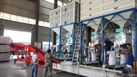 उच्च परिशुद्धता उच्च गति दाना पैकेजिंग मशीन 5-50KG स्वचालित भारोत्तोलन