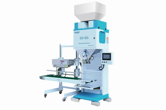 1.1KW अर्ध स्वचालित चावल पैकिंग मशीन 15kg AC380V स्टैंड अप पाउच