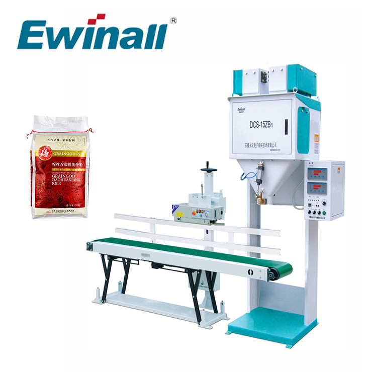 CE राइस मिल पैकिंग मशीन छोटा थैला DCS-15ZB1 Ewinall